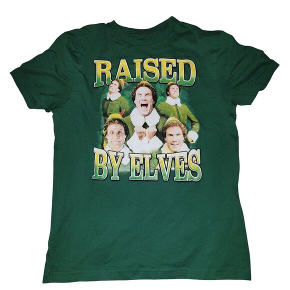 ELF Other - Elf "Raised By Elves" Green T-Shirt S